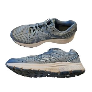 Saucony Grid Cohesion 11 Blue Low Lace Up Womens Running Trainers S10420, Size 8